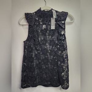 NWT Cable & Gauge Lace Blouse